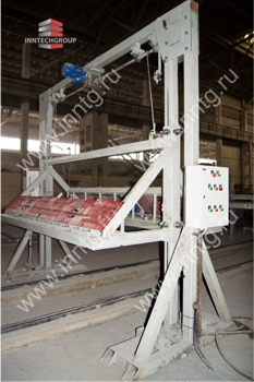 Оборудование для газоблоков - Вертикальная струнная резка газобетона в рабочих условиях